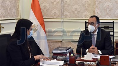 مدبولي والمشاط يبحثان المشروعات الجاري تنفيذها مع شركاء التنمية