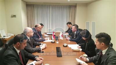 وزير الخارجية يؤكد على أهمية زيادة الاستثمارات اليابانية 