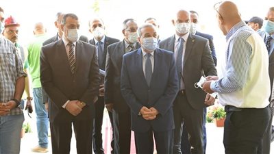 وزير الإنتاج الحربي يتفقد مبنى الوزارة في العاصمة الإدارية الجديدة