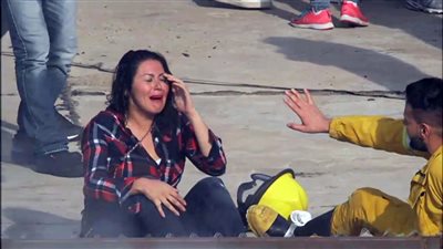 شاهد: لقاء الخميسي تنهار وتسب رامز جلال بألفاظ خارجة في 