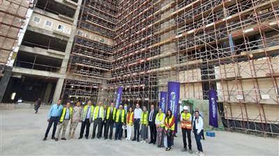 رئيس المصرف المتحد يتفقد المقر الجديد بالعاصمة الإدارية