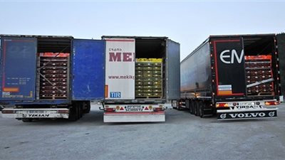 روسيا توقف 400 شاحنة منتجات زراعية قادمة من تركيا