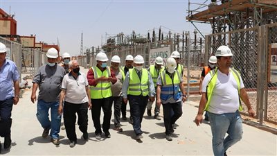 مسئولو «السادات» يتفقدون محطة محولات كهرباء لتغذية المنطقة الصناعية الثامنة