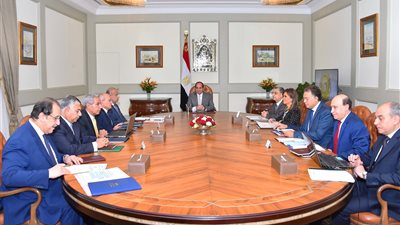 تفاصيل لقاء السيسي و5 وزراء استعدادا لزيارة الصين