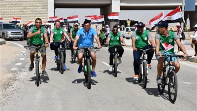 وزير الرياضة يتقدم ماراثون في المدينة الرياضية بـ العاصمة الإدارية