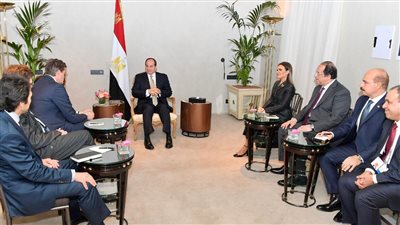السيسي يبحث مع مسئولي «مرسيدس» خطط استئناف النشاط بمصر