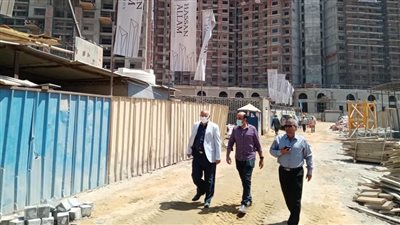 مسئولو «الإسكان» يتفقدون سير العمل بالأبراج السكنية والاستثمارية بمثلث ماسبيرو