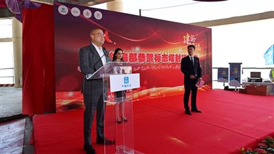 انتهاء الأعمال الخرسانية بالبرج الأيقونى في العاصمة الإدارية