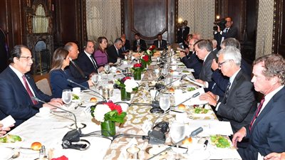 تفاصيل لقاء السيسي ومجلس الأعمال للتفاهم الدولي (صور)