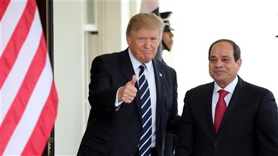 السيسي يلتقي الرئيس الأمريكي بنيويورك