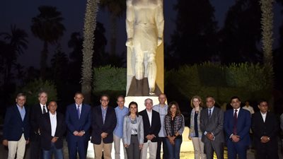 وزيرا الاستثمار والآثار يشهدان انتهاء مشروع 