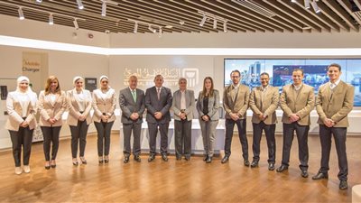 البنك الأهلي المصري يفتتح ثالث فروع الخدمة الإلكترونية 