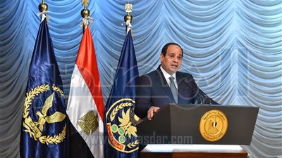 بالصور .. كلمة الرئيس عبد الفتاح السيسي في أكاديمية الشرطة