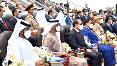 السيسي يفتتح قاعدة 3 يوليو البحرية بمنطقة جرجوب على الساحل الشمالي الغربي