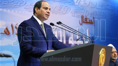 3 تحذيرات ودعوة من السيسي خلال الاحتفال بليلة القدر
