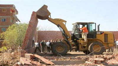 إزالة 414 حالة تعد على الأراضي بعدد من المحافظات