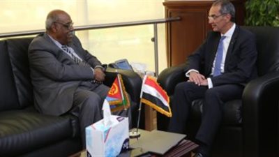 وزير الاتصالات يبحث مع سفير إريتريا تعزيز التحول الرقمي بأفريقيا