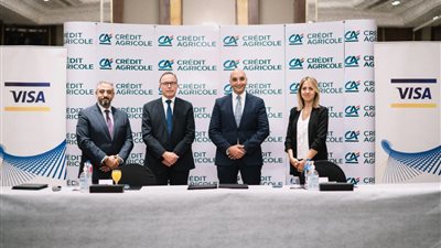 «كريدي أجريكول» يوقع إتفاقية شراكة جديدة مع «فيزا» لمدة 5 سنوات
