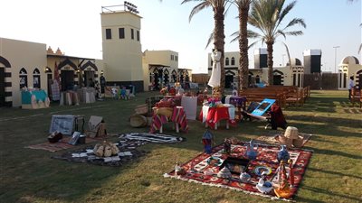 بالصور ..  تواجد كبير للأسر المنتجة المصرية بمهرجان أبو ظبي