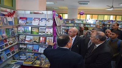 افتتاح المعرض الدولى للكتاب بجامعة سوهاج