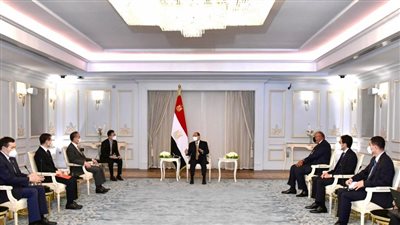 السيسي يؤكد الحرص علي الارتقاء بالشراكة الاستراتيجية الشاملة مع الصين