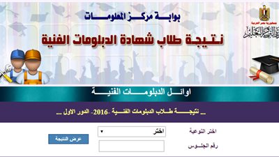 برقم الجلوس.. ننشر نتيجة الدبلومات الفنية 