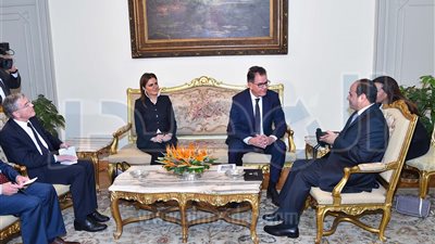 السيسي يبحث مع وزير التنمية الألماني سبل تعزيز العلاقات بين البلدين