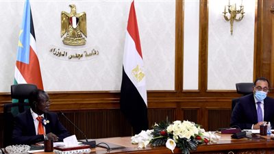 مدبولي ونائب رئيس جنوب السودان يترأسان الجلسة الافتتاحية للجنة العليا المشتركة