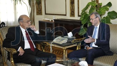 شريف إسماعيل يلتقي الرئيس التنفيذي لشركة 