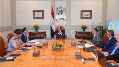 السيسى يستعرض تطورات إنشاء العاصمة الإدارية الجديدة 