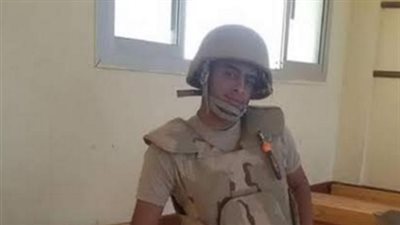 تشييع جنازة شهيد العريش بقرية الشموت في بنها