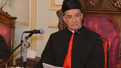 البطريرك الماروني يتوجه إلى القاهرة في زيارة تستغرق عدة أيام