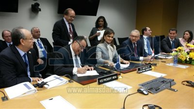 سحر نصر توقع اتفاقية تمويل بقيمة 500 مليون دولار مع البنك الدولى