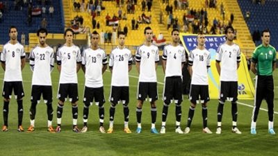 مصر بالزي الأبيض أمام الكونغو