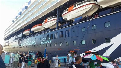 وصول 1798 سائحا من مختلف الجنسيات إلى ميناء الإسكندرية