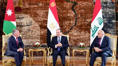 ننشر البيان الختامى للقمة الثلاثية المصرية - الأردنية - العراقية