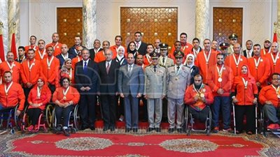 السيسى يوجه الحكومة بالنظر فى طلبات الرياضيين من ذوى الإعاقة وتلبيتها