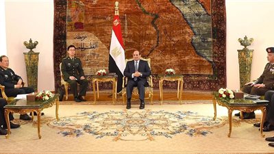 السيسي يبحث مع وزير دفاع الصين التعاون الأمني والعسكري