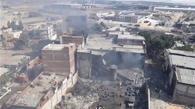 محافظ الإسكندرية ينفي وقوع خسائر بشرية بحريق مصنع العجمي