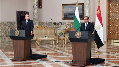 نص كلمة السيسي خلال المؤتمر الصحفي مع الرئيس البلغاري