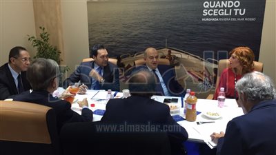 يحيى راشد يبحث إستئناف رحلات السياحة الايطالية الى مصر