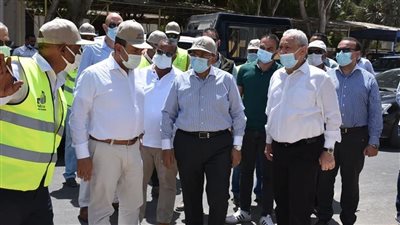وزير التنمية المحلية ومحافظ الأقصر يتفقدان مشروعات إحياء طريق الكباش 