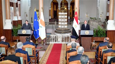 السيسي يشيد بمستوى العلاقات بين مصر وقبرص علي مختلف الأصعدة