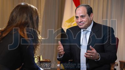 السيسي يجري حوارين مع قناة CNBC الأمريكية وصحيفة الشرق الأوسط 