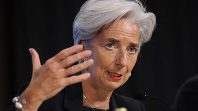 «لاجارد» تتوقع إنخفاض الناتج المحلي الإجمالي فى أمريكا والصين