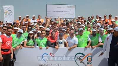 البنك الأهلي يدعم مؤسسة مجدي يعقوب بـ5 ملايين من ماراثون «جري» 