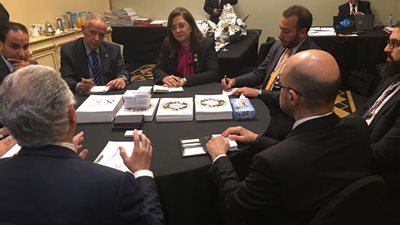 وزيرة التخطيط تناقش برامج المؤسسة الدولية الإسلامية لتمويل التجارة 