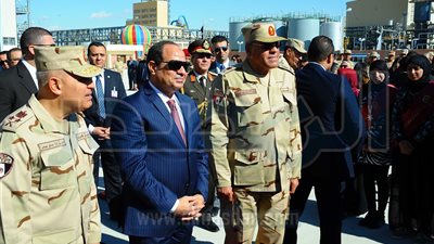 تفاصيل زيارة الرئيس السيسي للمنطقة الصناعية بالفيوم