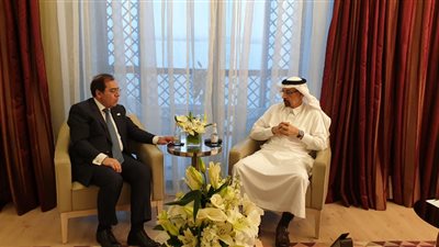 وزير البترول يبحث مع نظيره السعودي التعاون في مجالات الغاز والثروة المعدنية