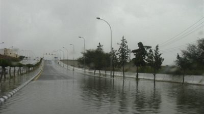 أمطار غزيرة على شرم الشيخ